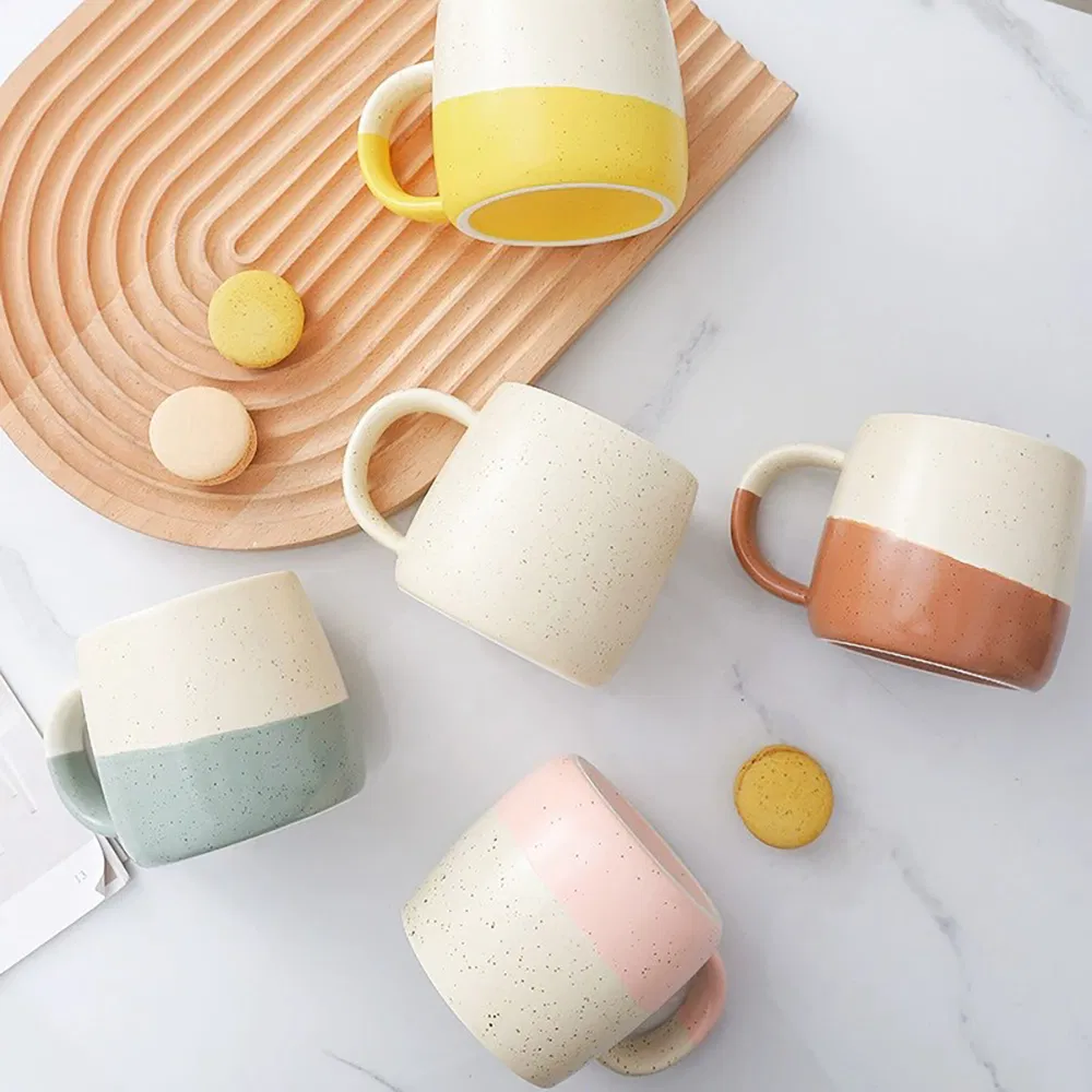 Керамическая кружка для кофе и чая 400 мл, ручная работа