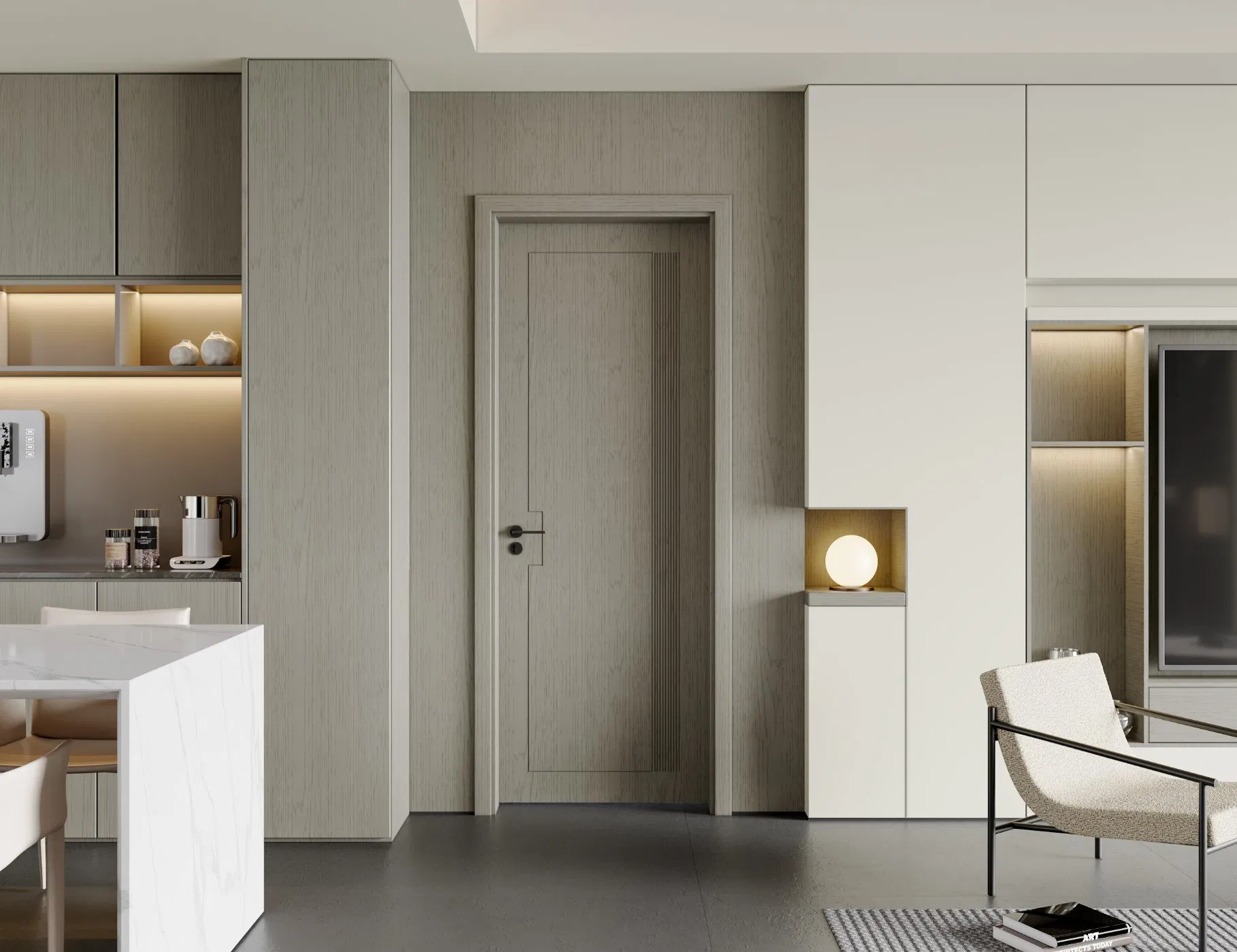 Indoor Use WPC Door for Apartments, Condos and Homes