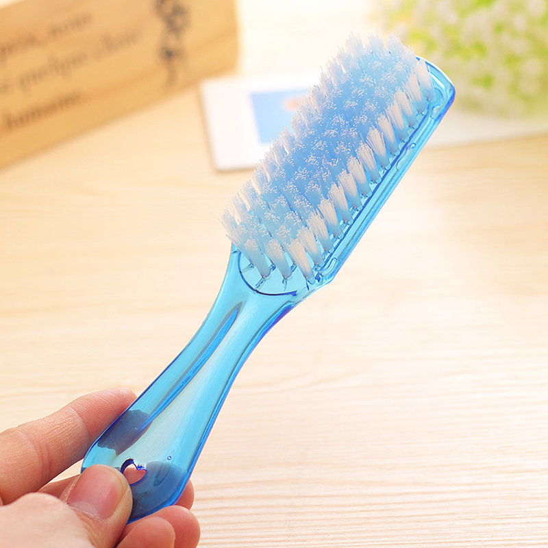 Best Selling Plastic Rectangle Handle Nail Cleaning Brush / Nail Dust Clean Brush