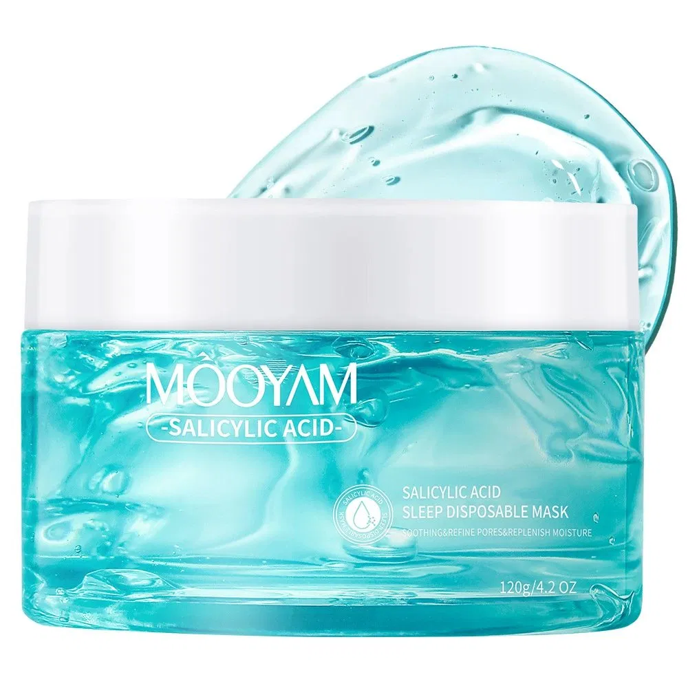 Salicylic Acid Sleep Mask Moisturizing Soothing Face Mask Cream Facial Beauty Good Night Collagen Gel Mask