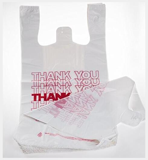 Plastic T-Shirt Vest Handle Bag Roll for Garbage