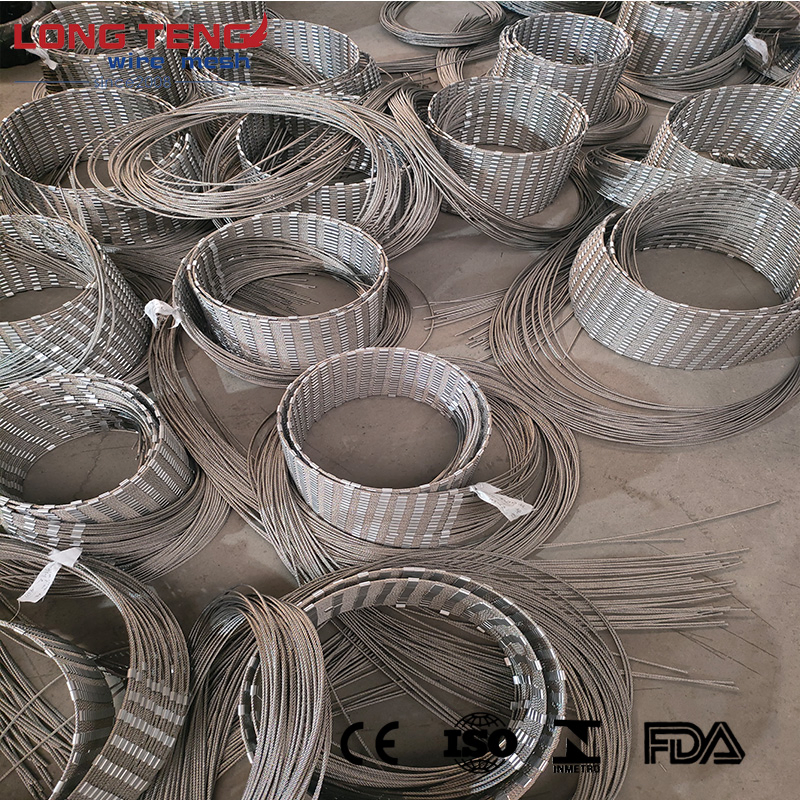 SS304 316 Knotted Metal Wire Rope Mesh for Architecture Design and Safety Nets