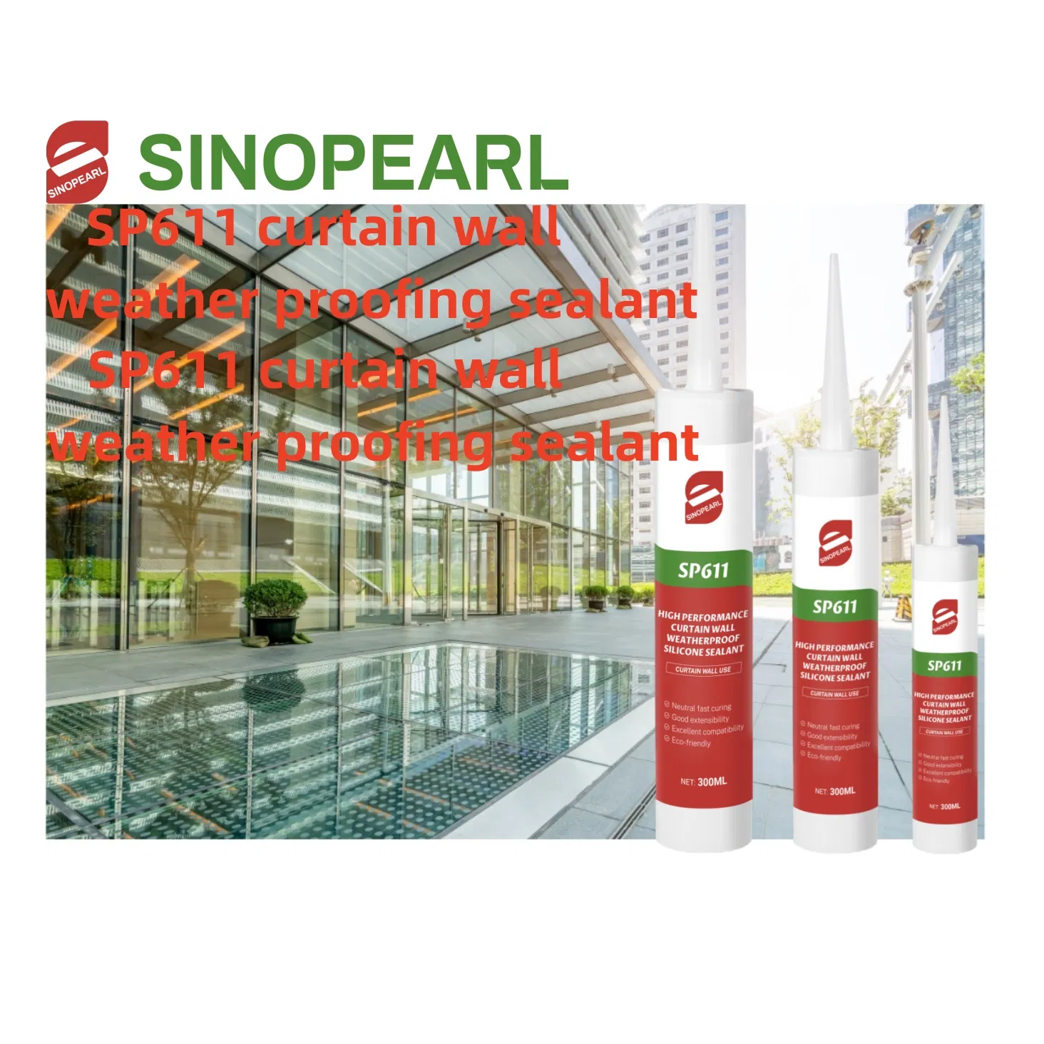 OEM Neutral Weatherproof Sealer Decoration Adhesives Silicone Sealant for Curtain Wall Building Materials