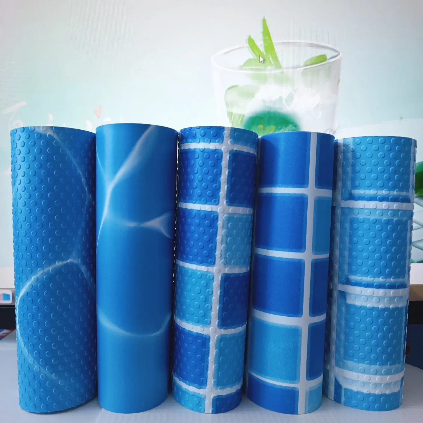 Factory Direct Supply PVC Membrane Blue Inground PVC Swimming Pool Liner Filim