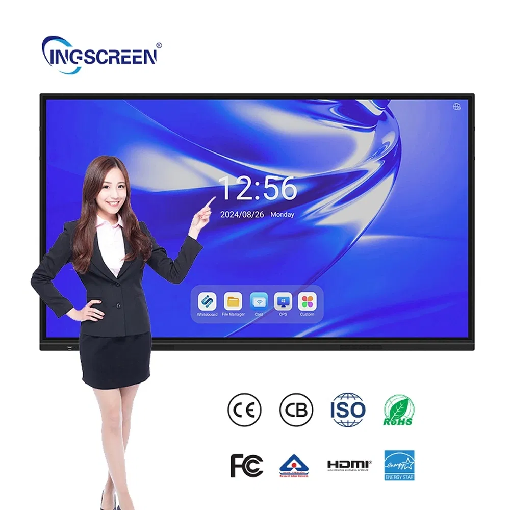Wireless Projection High Resolution OEM ODM Custom All-in-One Interactive Smart Board