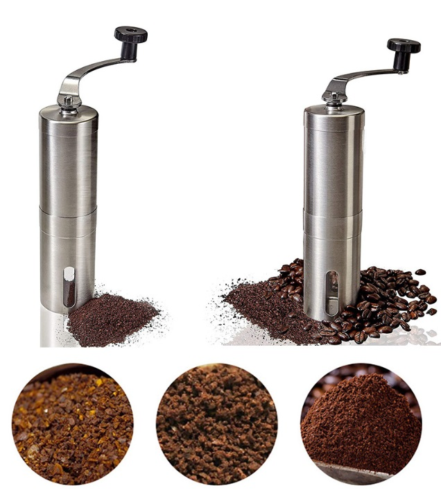 Hand Crank 304 Stainless Steel Manual Coffee Grinder