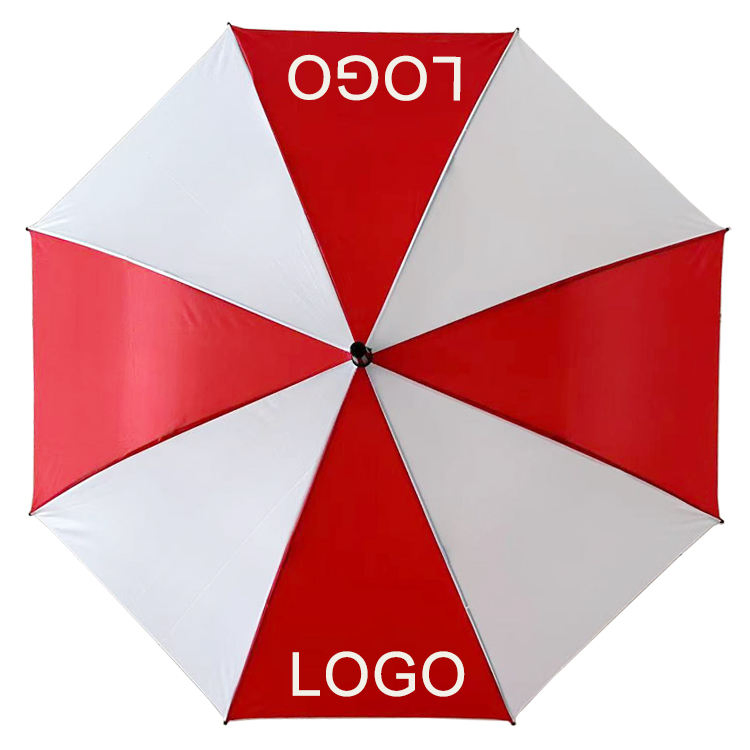 Windproof, sunny, and rainy advertising can be customized with a logo for car reverse double layer hands-free gift umbrella
