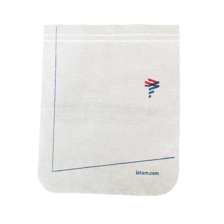 Non Woven Disposable Airplane Headrest Cover Pillow Cover