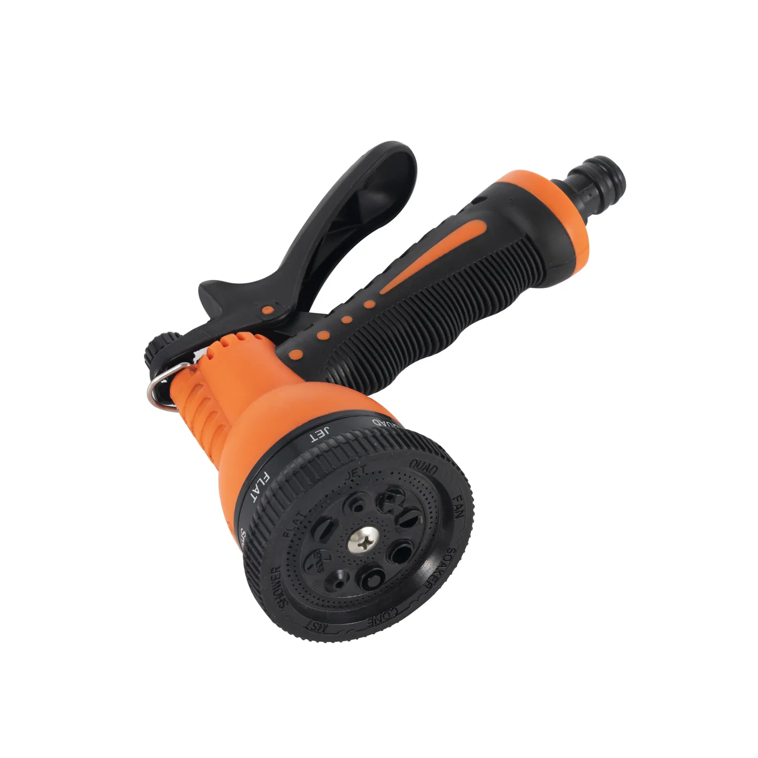 8 Pattern Plastic Garden Hose  Spray Gun Spray Nozzle with with Quick Connect Adapters