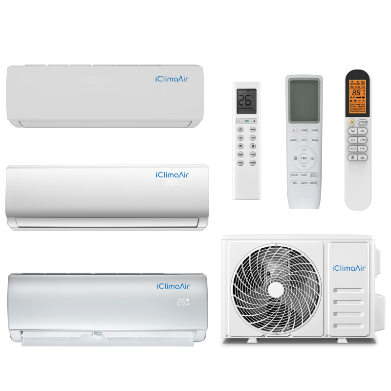 Wholesale Self Diagnosis Rust Proof Mini Split Air Condition 9000 BTU 24000 BTU Wall Mounted Split Air Conditioner Electric DC