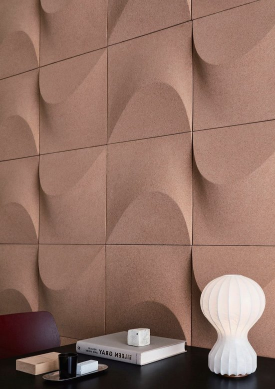 Eco Friendly Customized Cork Wall Panels Good Acoustic Heat Insulation