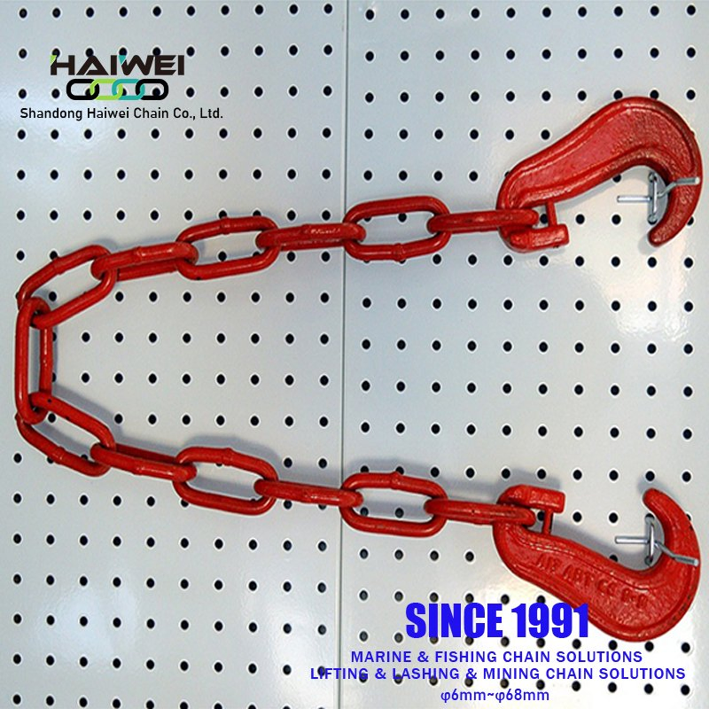 High Test 14*80/16*100/19*100 Lashing Chain for Car Binding, Port with Good Feedback