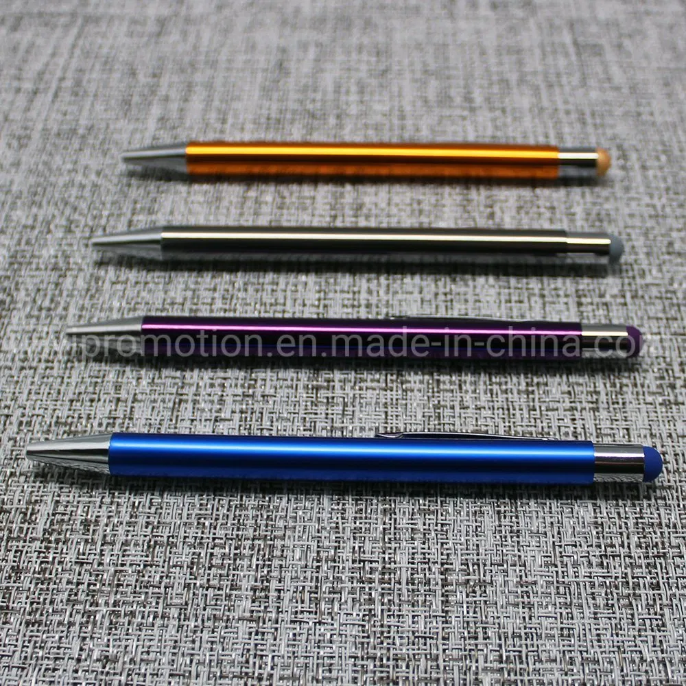 Anodized Shiny Aluminum Touch Pen for Gift Choice