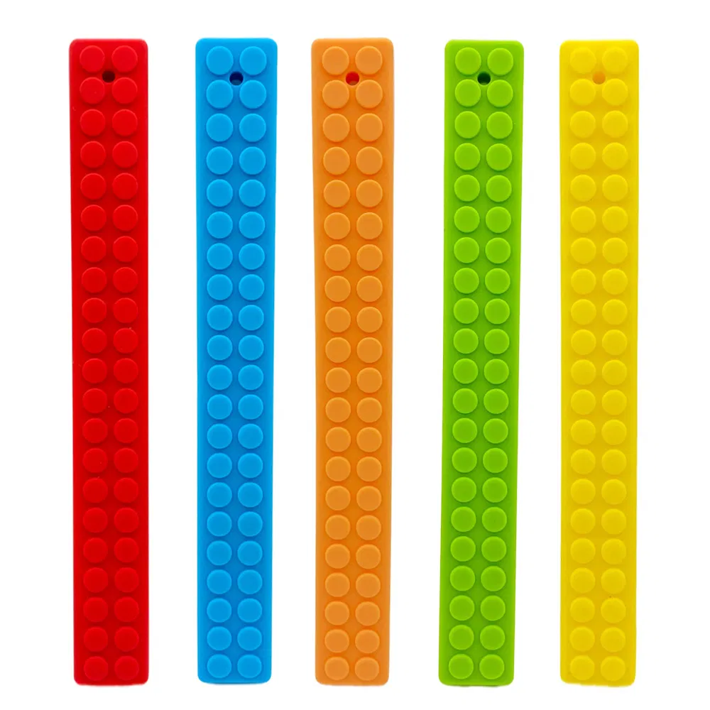 Wholesale Custom Baby Toys for Autism Sensory Chewing Necklace Baby Silicone Teether