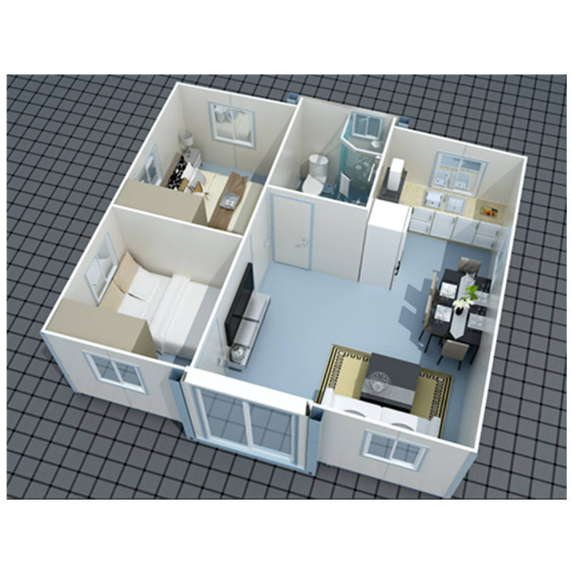 Modular Modern Living Tiny Prefab Folding House Container Box Homes