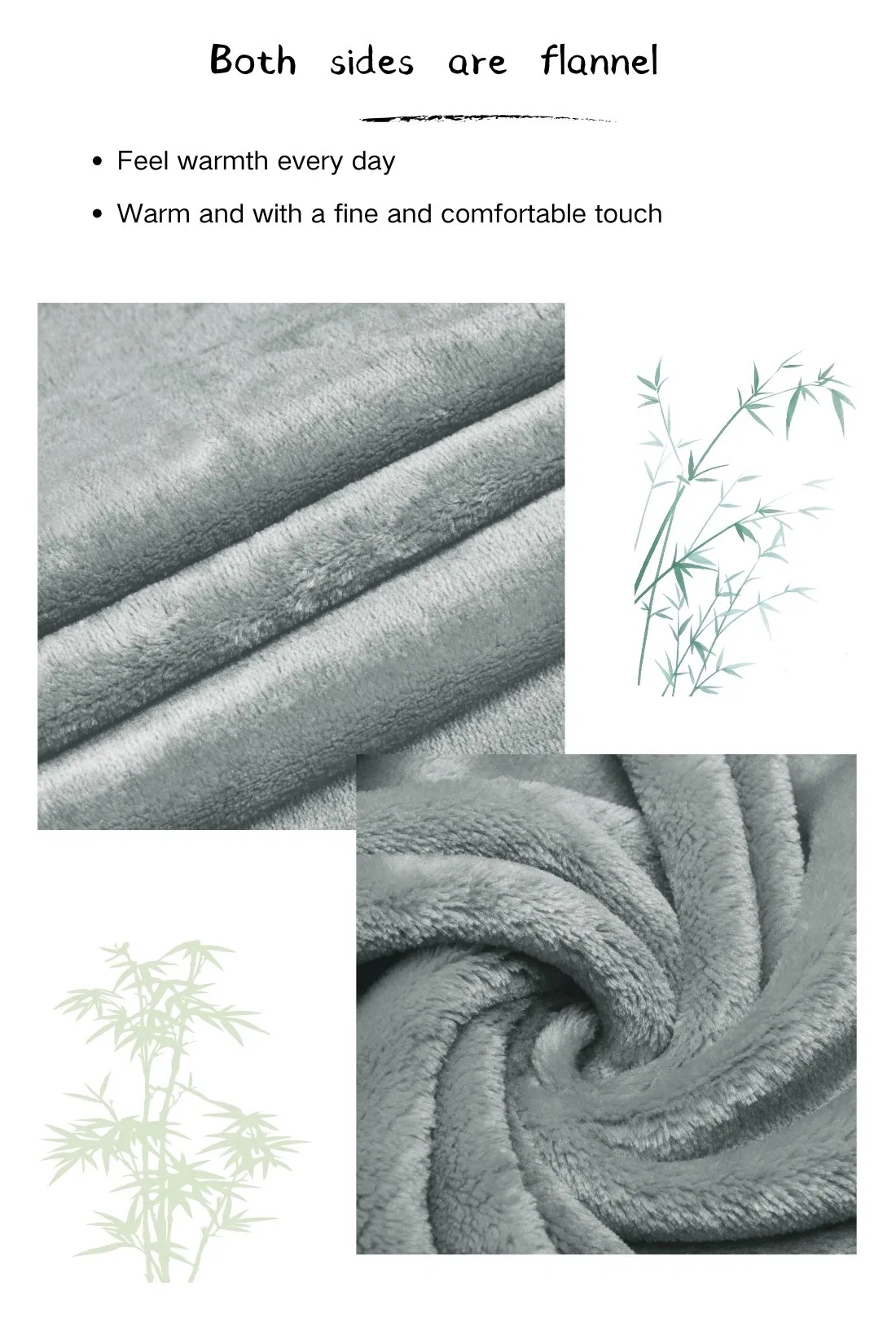 150X200cm Custom Flannel Fleece Blanket Thick Warm Polyester Plush Throw for Sofa Bed Gift