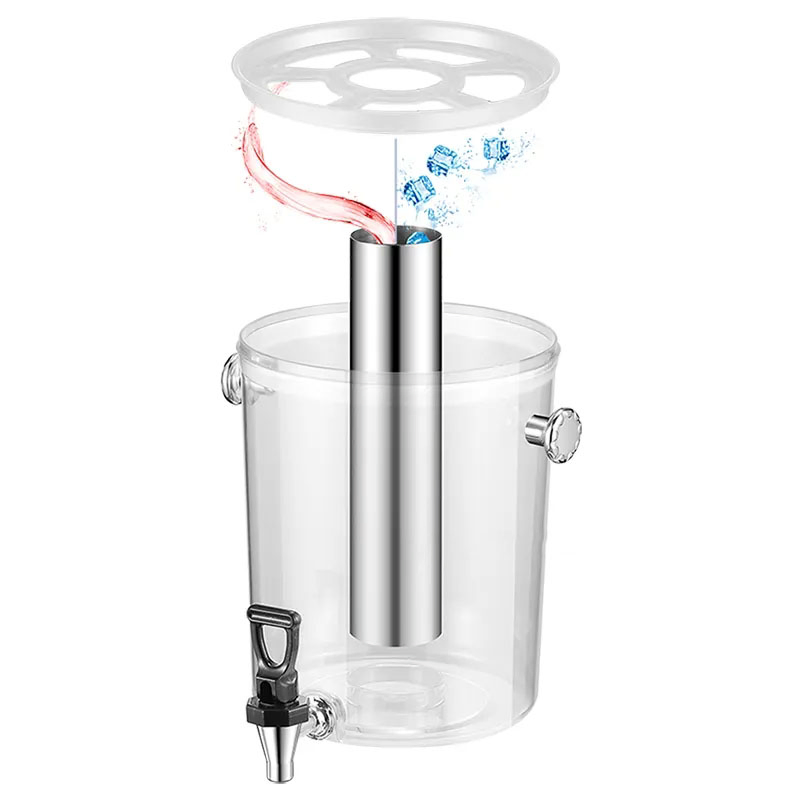 16L Commercial Cold Drink Machine Juice Dispenser Drink Container for Parties Weddings Buffet Catering Equipment