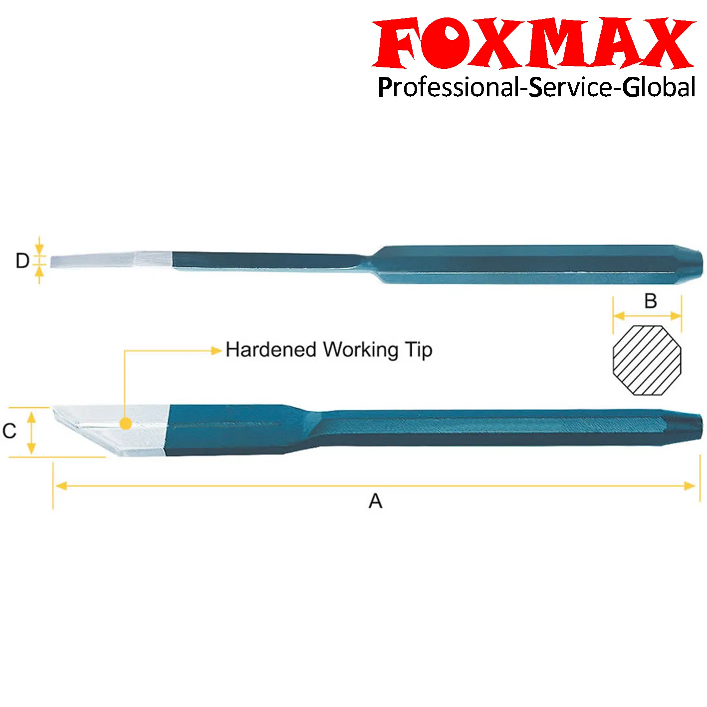 Долото для каменной и кирпичной кладки