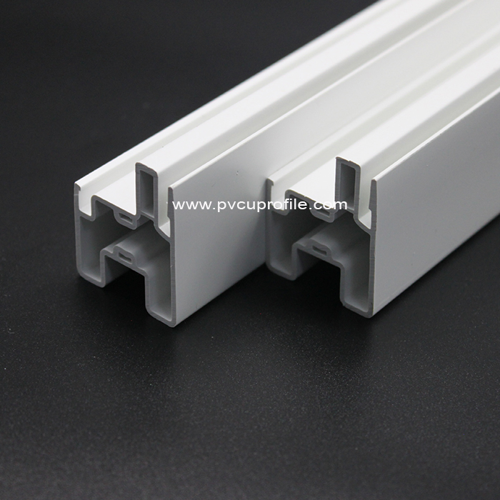 Americano Linea PVC Ventanas De Termopanels Vinyl Patio Door Profiles for Window and Door