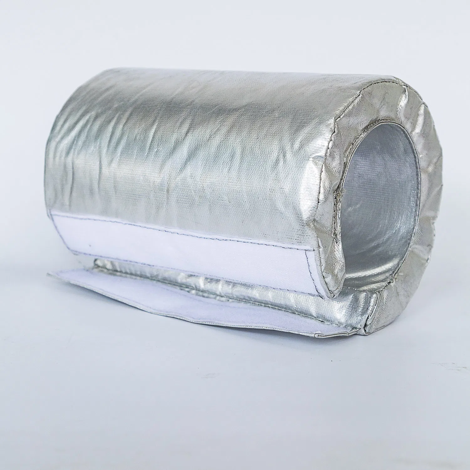 Customized Silicone Coating Fabric Thermal Insulation Cover for Pipe