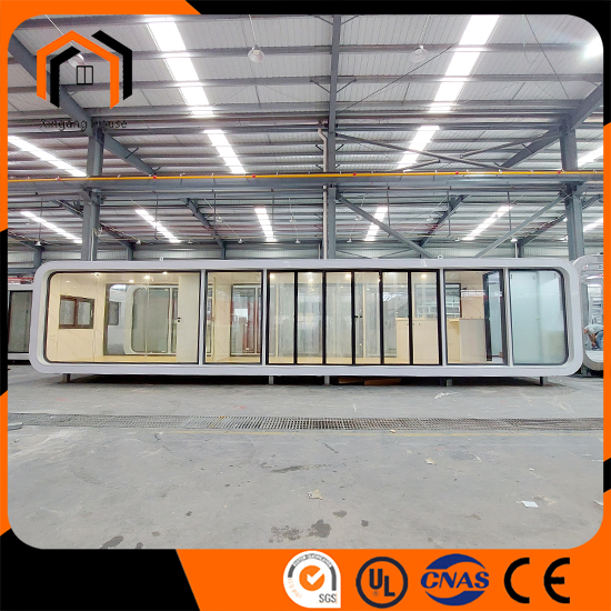 Prefab Living Movable Portable Luxury Garden Pod Modular Container Homes Apple Cabin
