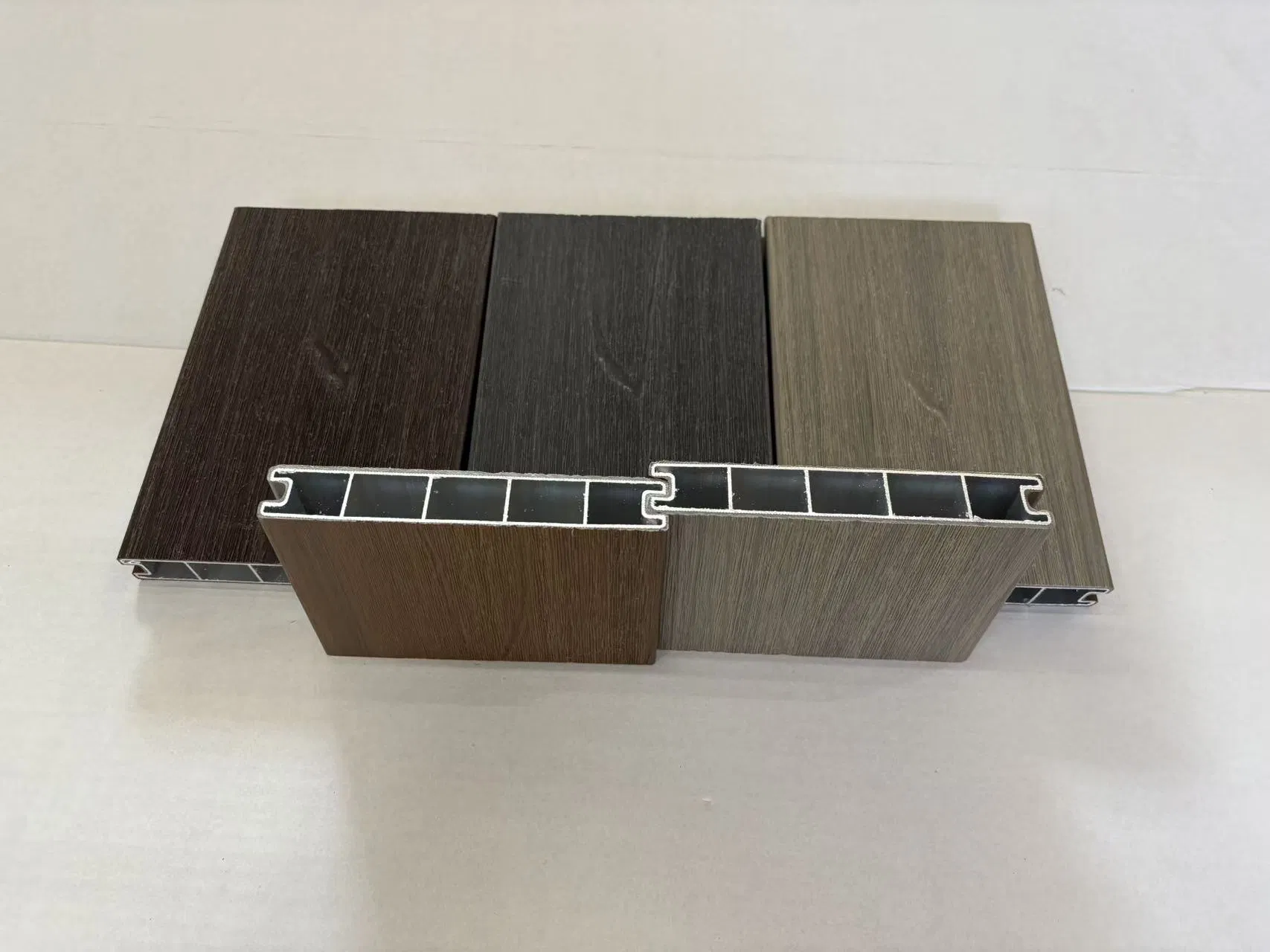 Lightweight Easy Install Eco-Friendly Aluminum Co Extrusion Composite Decking