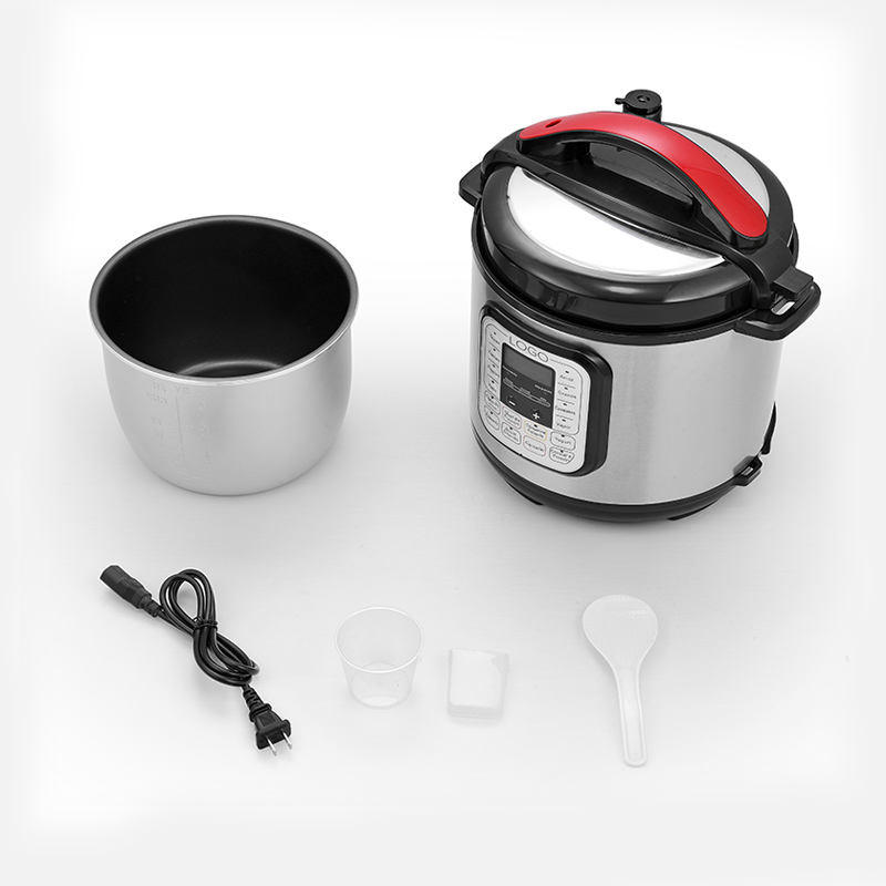Guangdong Household 8-in-1 Stainless Steel 5.1-6.0L Electric Multi-Functions Slow Pressure Cooker