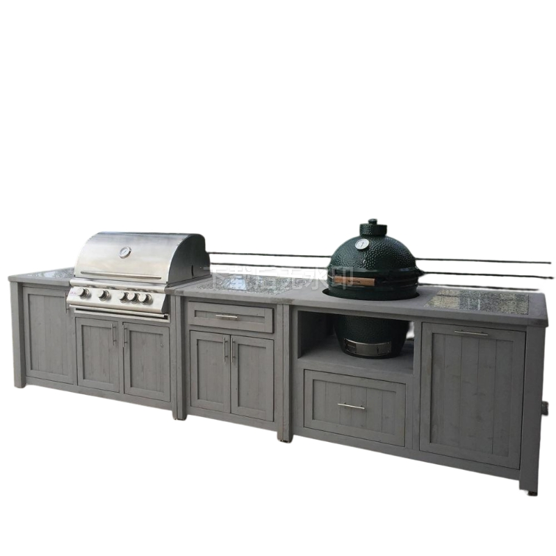 Outdoor Stainless Steel Cabinet BBQ Party Meets Environmental Standards and Sells Well in The Us