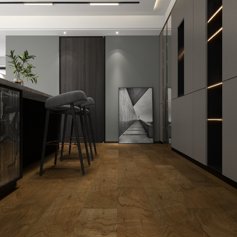 Waterproof 4mm-8mm Thickness Range Luxury Vinyl Planks Spc Flooring