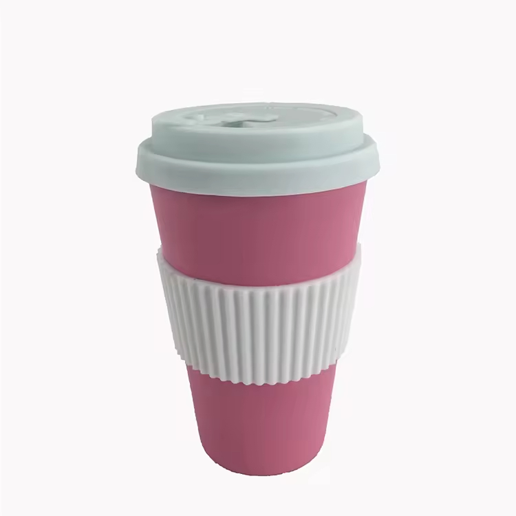 Wholesale Hot Sell Biodegradable Reusable Eco-Friendly Bamboo Fiber Mug Takeaway Coffee Cup