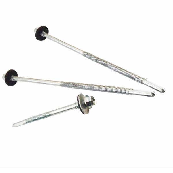 Саморез саморезный с металлической шайбой EPDM