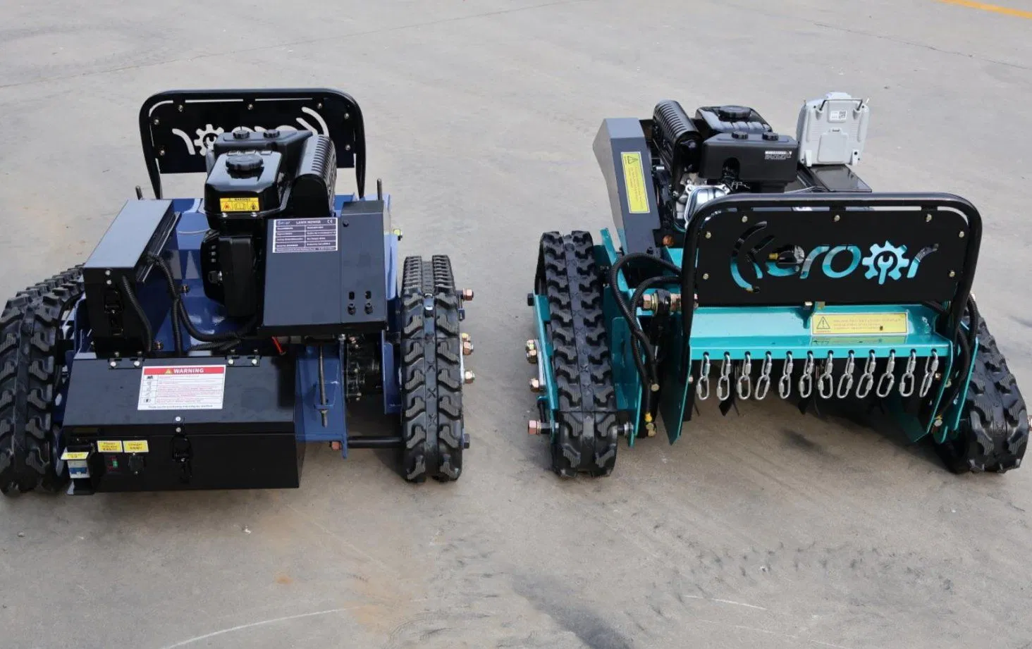 Гусеничная газонокосилка с дистанционным управлением