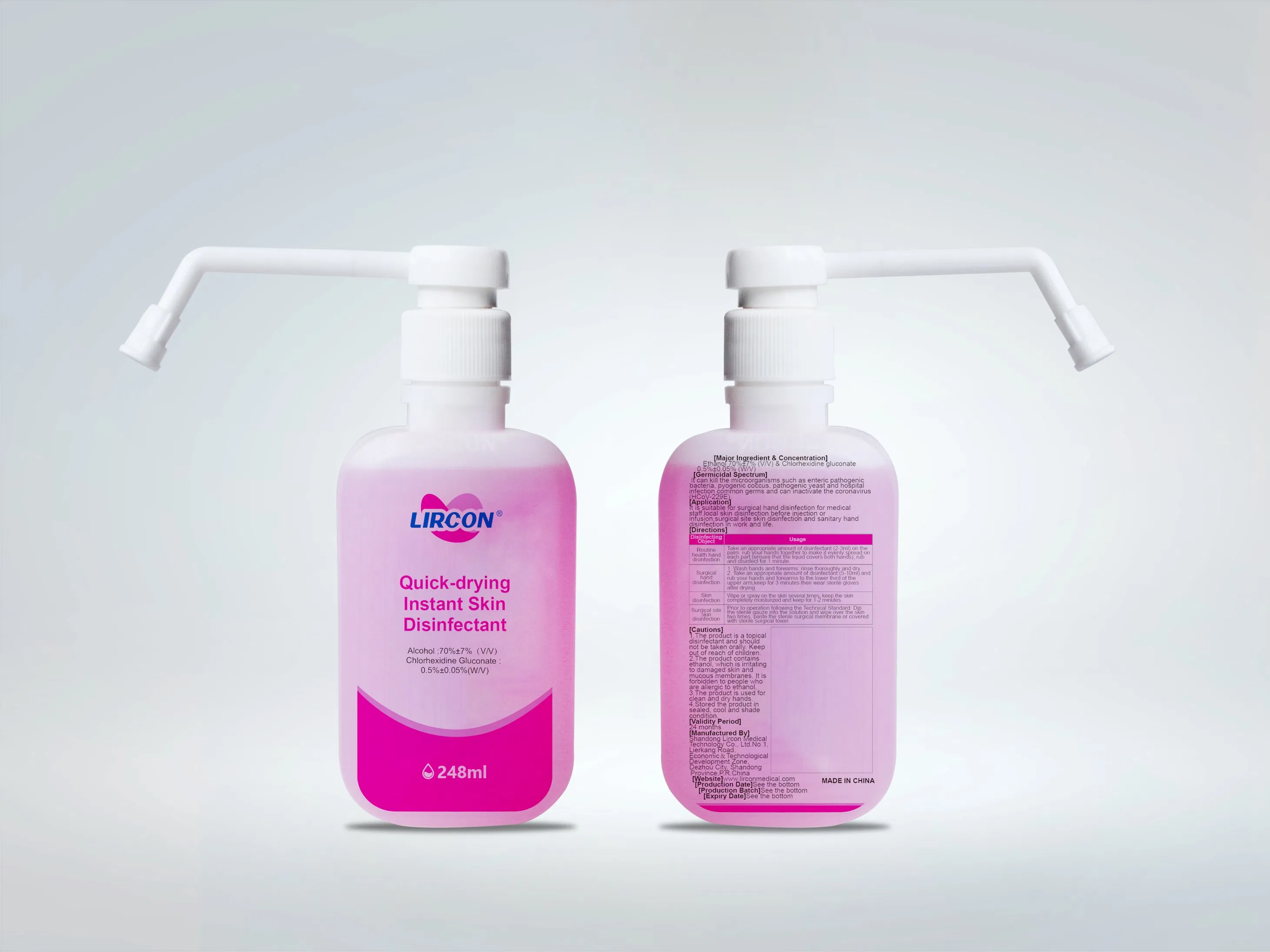 75% Alcohol Instant Hand Sanitizer Wash-Free Anti-Bacteria Disinfectant Hand Sanitizer