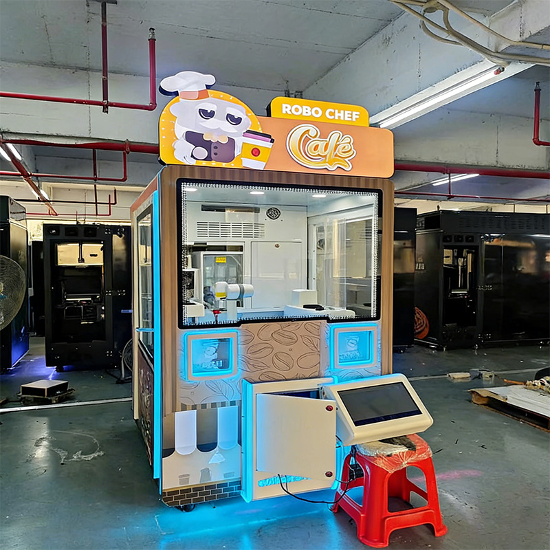 3 in 1 Fully Automated Ai Coffee Making Robot for Cafes Grinder