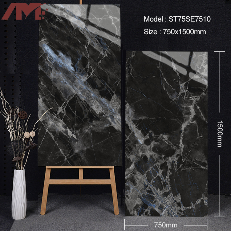 Marble Slab for Bathroom Glazed Porcelain Sintered Stone 750mm*1500mm