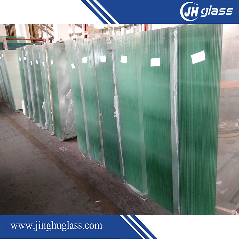 Jinghu Clear Extra Bathroom Safety Building Architectural Wholesale Hest Sock Laminated Painted Tempered Glass with Customized Size