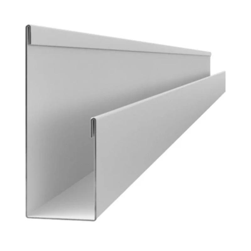 White Smooth Aluminum J-Channel Soffit Fascia for Canada