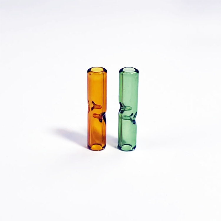 Customized Logo Size 8mm 10mm 12mm Spiral Glass Tips