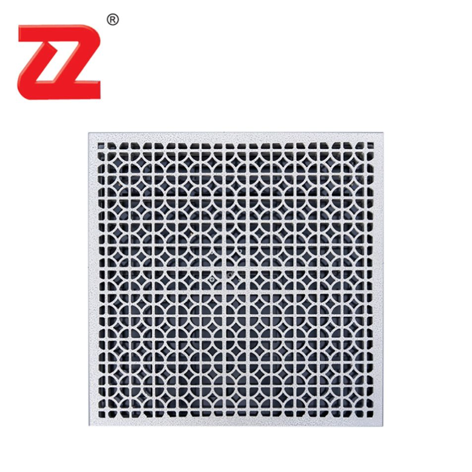 Moisture-Proof 55% Airflow Rate All-Aluminum Grille Antistatic Airflow Flooring Tile for High-Grade Clean Rooms