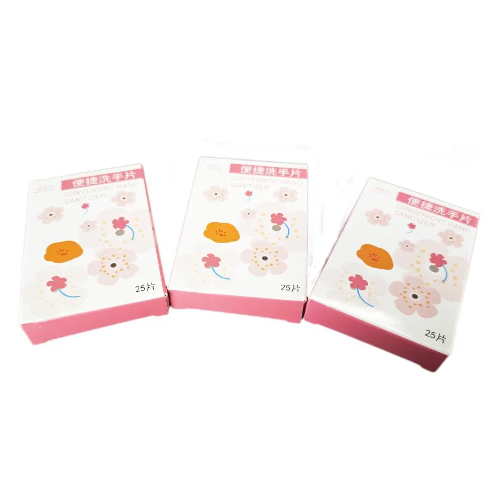 Hand Soap Tablet Custom Aromatic Solid Cleaner Tablets Hand Wash Clean Portable Dissolvable Paper Hand Soap