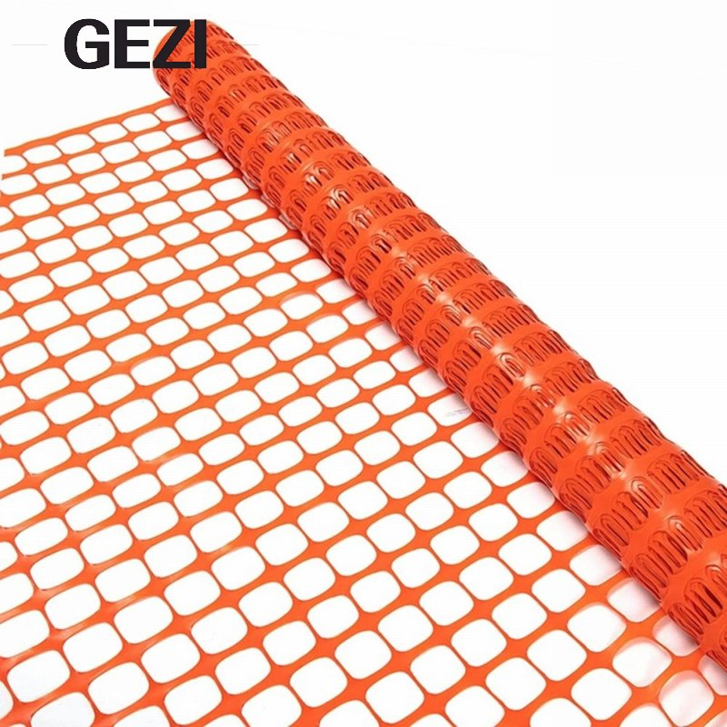 1.2m Wide Orange Plastic Fence Easy Fold Store and Transportation