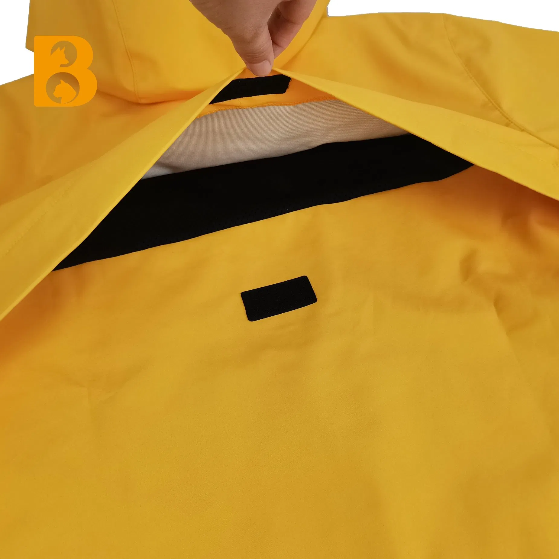 Rain Coat Pet Dog and Owner Parent-Child Matching Oxford Yellow Raincoat