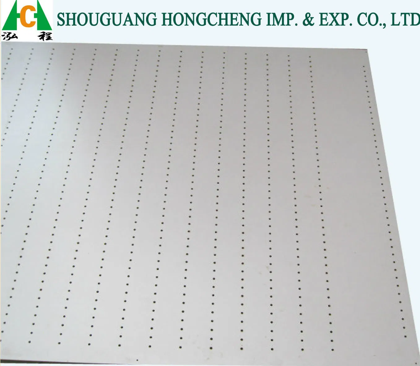 17mm White Melamine Slotted MDF