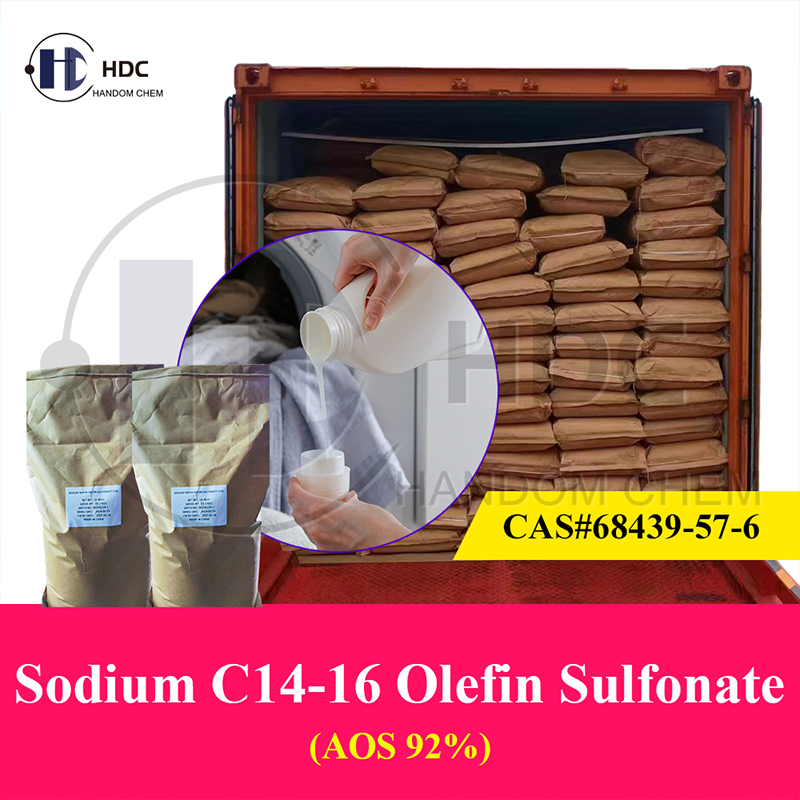 Manufacture Aos 92% Sodium Alpha-Olefin Sulfonate for Laundry Detergent Detergent Raw Material