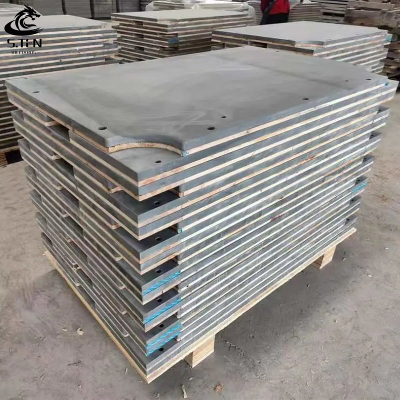 Factory Supply OEM Cheap 25mm Billiard Natural Green Stone Board 7ft 8ft 9ft Pool Table Slate