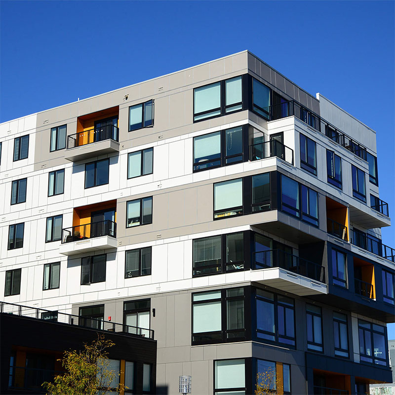 Factory Price Exterior Curtain Wall Fiber Cement Board Curtain Wall