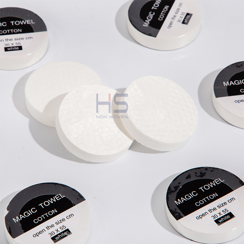 Disposable Compressed Towel of 100% Viscose or Cotton for Hotel, Restaurant, Sports, Travelling, Hotel
