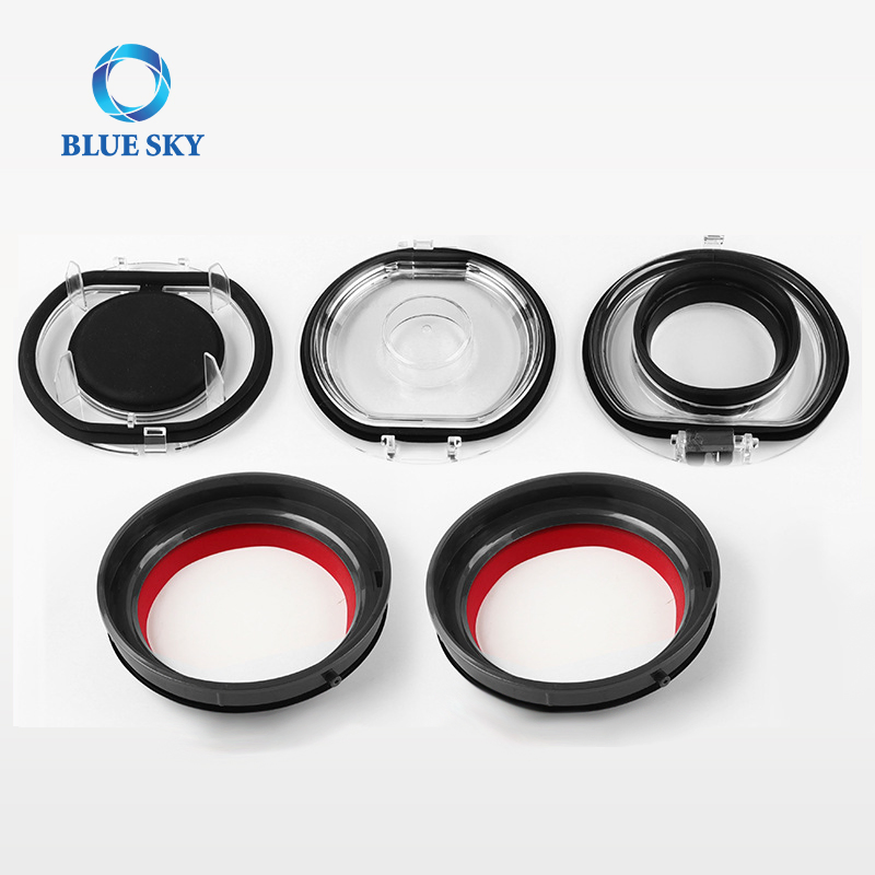 Vacuum Cleaner Accessories Dust Collection Bottom Cover Dust Bin Bucket Clamp Ring Sealing Ring for Dysons V6 V7 V8 V10 V11 V15