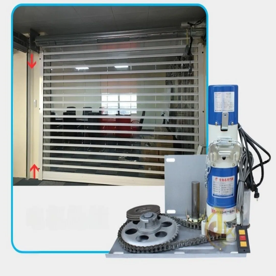 Reliable PVC Perspective Rolling Shutter Doors for Easy Access