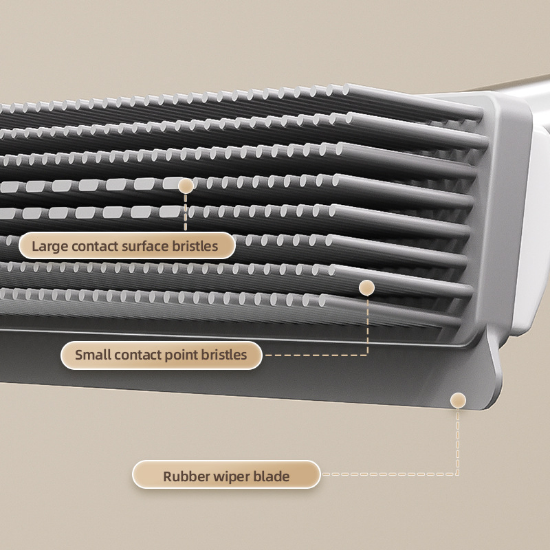 Bulk Sale Durable Rubber Water Sweeper Long Handle Floor Brush for Hotel & Office Cleaning